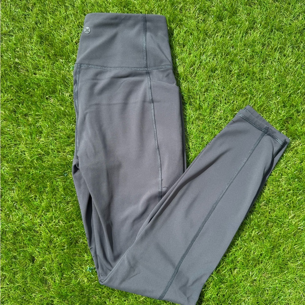 RBX Gray High-Waisted Athletic Leggings